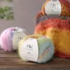 Diretamente do Fabricante, Fio de Lã Mista Longo Peludo para Chapéus, Cachecóis e Roupas Kits de Material para Tricô à Mão