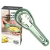 Cuchillo multifuncional para aguacate separador de pulpa acero inoxidable cortador de fruta con hueso rebanador tres en uno pulpa con hueso