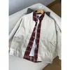 Nueva Chaqueta de Béisbol Holgada para Hombre Color Sólido Opciones Multicolor Estilo Simple con Cremallera Ropa de Calle Diaria Top Casual