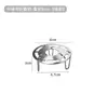 Mini Estante Plegable de Acero Inoxidable para Vaporera Hogareña Modelo Nuevo 2026 Estante para Baño María Cesta Vaporera Estante para Olla a Presión