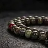Venda Direta da Fábrica 6/8/10mm Pedra de Sangue de Dragão Natural Contas Redondas Contas Soltas Acessórios para Joias DIY Contas Atacado