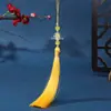 Campanilla de Viento de Acrílico Borlas para Sombrero Estilo Chino Color Sólido Poliéster Borlas Colgantes Amuletos Brocado Cantante Hanfu Accesorios para Joyería DIY