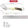 Cabo de Linho com Cabeça de Cobre Cabo de Aço Damasco Faca para Carne Faca Afiada para Cortar Carne Descascador de Frutas Faca Dobrável Faca para Frutas