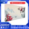 Venda Quente Estilo Chinês Pintura a Tinta Tapete de Mouse para Escritório Estudo Mais Tapete de Mesa Personalização Borracha Natural Fonte Fábrica Atacado
