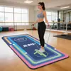 Corda de Pular Doméstica Mais Vendida Transfronteiriça Treinamento de Exercícios Tapete de Corda de Pular Silencioso Absorvente de Choque Tapete Antiderrapante Resistente ao Desgaste para Exercício Interno Yoga