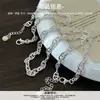 Pulsera minimalista de plata de ley S925 con diseño de nariz de cerdo para mujer, versátil y elegante, perfecta para el Día de San Valentín