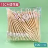Espetos de Bambu Descartáveis Criativos e Estilosos para Bares, Ktvs, Coquetéis, Sushi de Frutas Fofo e Bandejas de Frutas