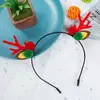 Diadema Navideña Transfronteriza Nueva Diadema de Astas de Halloween Diadema de Astas de Mercado Nocturno Venta al por Mayor