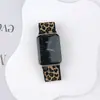 Adecuado para Correa de Reloj Xiaomi Watch 8-10Pro, Correa de Reloj Tejida Elástica de Nylon Simple con Estampado de Leopardo, Modelo Nuevo