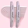 Nova Lixa de Unha com Escala, Lixa Zebra, Tira de Polimento e Esfregar, Tira de Lixar para Manicure, Lixa Dupla Face para Esfregar e Remoção de Unha