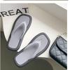 Chanclas Cuadradas de Bloques de Color 2023 para Mujer Estilo Coreano Sandalias de Moda Chanclas de Clip para Playa en Stock Suela Gruesa