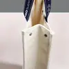 Bolsa Tote de Lona Logo Personalizado Lisa Satchel Laminado Bolsa de Lona Bolsa de Compras Satchel à Prova d'Água Bolsa de Lona
