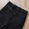 Pantalones casuales rectos de negocios para hombre, otoño e invierno 2024, nylon de cuatro lados, antiarrugas, sin planchado, suaves, alta elasticidad