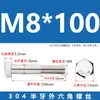 Tornillos de Acero Inoxidable 304 con Rosca Parcial y Hexágono Exterior y Accesorios de Perno Extendido M6M8M10M12M14M16M20