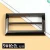 Fábrica en stock al por mayor aleación de zinc metálico colgante chapado hebilla de tres engranajes cinturón hebilla japonesa abrigo chaleco hebilla de conexión