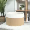 Cesta de Cuerda de Algodón para Ropa Sucia Cesta de Almacenamiento Tejida Nórdica Cesta Grande de Almacenamiento de Juguetes para Dormitorio Cesta Tejida Transfronteriza para Ropa Sucia Venta al por Mayor