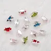 Montura de Cuatro Garras con Garras de Zirconia de Color en Forma de Marquesa Pulsera DIY Accesorios de Joyería con Pedrería Cosidos a Mano