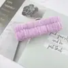 Anel de Cabelo Feminino Nova Moda Transfronteiriço Fofo Cor Sólida Pelúcia Para Lavar o Rosto Maquiagem Aplicar Máscara Faixa de Cabelo Faixa de Cabelo para Banho