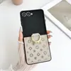 Estilo Británico Flor Pequeña Adecuado para Funda de Teléfono Móvil Samsung Zflip6 para Proteger Lujoso Creativo Flip7 de Moda Elegante Estilo Caliente