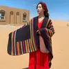 Nuevo Moda Casual Tendencia Personalidad Estilo Étnico Bufanda Chal de Punto Versátil Cómodo Transpirable Cálido Chal