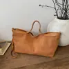 Bolsa Tote Fosca Relaxada para Comércio Exterior para Mulheres, Bolsa Versátil para Roupas de Trabalho Diário, Bolsa Transversal Fosca de Grande Capacidade, Bolsa Grande