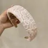 Diadema Sencilla Estilo Francés Femenina con Esponja Bordado de Corona Alta Versátil para Lavarse la Cara y Salir Pasador Práctico Diadema Diaria
