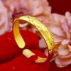 Shajin Método Antigo Herança Abertura Gipsophila Pulseira Cobre Banhado a Ouro Casaco Anel Concubina Imperial Fosco Chuva de Meteoros Abertura Pulseira Feminina