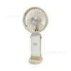 2027 Nuevo Modelo Ventilador de Mano Digital Pantalla 199 Niveles Control de Velocidad Continuo Carga USB Cordón Plegable Mini Portátil