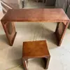 Mesa de Caligrafia, Mesa de Estudo Tradicional Chinesa, Madeira Maciça, Estilo Antigo, Mesa e Cadeiras Clássicas Chinesas de Go, Sala de Aula Dedicada para Aulas de Treinamento de Alunos