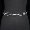 Sexy Multi-camadas strass pérola cinto cintura corrente boate corpo corrente roupas uso diário acessórios corpo corrente