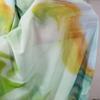 7% Spandex Moda Estampado de Letras Lavado con Tinta Gradiente Malla Estampada Vestido Leggings Geométrico Tie-Dye