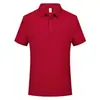 Roupa de Trabalho de Verão Camisa Polo 100% Algodão com Logo Estampado e Bordado, Camiseta de Manga Curta para Homens e Mulheres, Roupa de Trabalho Bordada