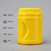 Contenedor de Plástico Personalizado de Boca Ancha para Polvo, Frasco Blanco de Sal Explosiva de 500 ml, Contenedor de Plástico de Boca Grande de 2000 ml