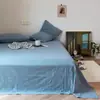 Sábana de Cama de Algodón Puro de Clase A, Pieza Única, Sábana 100% Algodón, Adecuada para Dormitorio y Uso en Casa, Sábana de Cama de Algodón, Universal para Todas las Estaciones