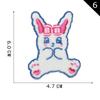 Yuanda Computadora Bordar Dibujo Animado Animal Avatar Bordar Parche Parche Accesorios de Ropa Bordar Parche Accesorios DIY Parche de Tela