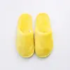 Nuevas Pantuflas de Felpa para Interior para el Hogar Otoño e Invierno Suelo de Madera Cálidas EVA Postparto Algodón Cixi