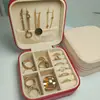 Caja de Joyería Multifuncional de Alta Gama para Venta al por Mayor Fabricante Caja de Almacenamiento de Joyería para Pendientes Anillos Almacenamiento Portátil Lg7192