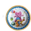Plato de papel desechable para fiesta de 7 pulgadas, variedad transfronteriza en stock, fiesta de cumpleaños de bebé, fábrica, vajilla decorativa de dibujos animados