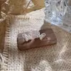 Serie de Borde de Encaje Aretes de Mariposa con Circonita Fresca Pendientes de Moda Elegantes Pendientes de Aguja de Plata de Ley 925 Gama Alta