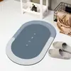Tapetes de Banheiro Transfronteiriços, Tapetes de Banheiro Fortemente Absorventes de Água, Antiderrapantes, Absorventes de Água, Secagem Rápida e Resistentes a Manchas - Tapetes de Chão de Lama Diatomácea