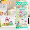 Jenga de Cristal Pegatinas 3D en Relieve Pegatinas Educativas Hechas a Mano para Niños Regalos Decorativos Creativos Tridimensionales