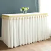 Mantel de Boda, Falda de Mesa para Buffet de Cumpleaños, Mantel con Borlas de Terciopelo para Ofrenda a Buda, Mantel de Mesa para Buda de Templo, Cubierta de Mesa