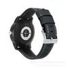 Para Huawei GT4/GT3 Correa de Cuero Samsung Galaxy watchs3 Cadena de Reloj Retro Hueca de Cuero Loco