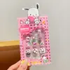 Pegatinas para Uñas Infantiles Sanrio, Pegatinas de Uñas Artísticas para Niñas, Uñas Portátiles para Niñas, Pegatinas Tridimensionales con Diamantes, Pegatinas para Uñas Lindas al por Mayor