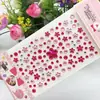 Jardim de Infância DIY criativo feito à mão pasta redonda amor flor de ameixa com adesivo acrílico infantil adesivos de strass