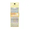 Serie de Notas de Campo de Luz de Mu Ran Pegatinas Decorativas Largas, Estilo Sal Vintage Material Básico para Diario y Scrapbooking Collage