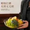 Prato de Frutas Alto Simples e Luxuoso para Sala de Estar e Sala de Chá, de Alta Qualidade, Requintado e com Aparência Nobre para Lanches e Frutas Secas