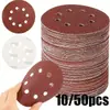 10/50 Piezas Discos de Lijado de Gancho y Bucle de 5 Pulgadas y 8 Agujeros, Grano 60-600 # Perfectamente Adecuados para Lijado Orbital Aleatorio