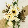 Simulación Transfronteriza de Amazon Flores Falsas Gerbera Decoración para el Hogar Hotel Boda Realista de Alta Gama Al por Mayor