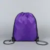 Bolsas de Poliéster 210D con Cordón para Venta al por Mayor Transfronteriza en Stock, Bolsas de Poliéster con Cordón Personalizadas, Bolsas para Eventos de Maratón